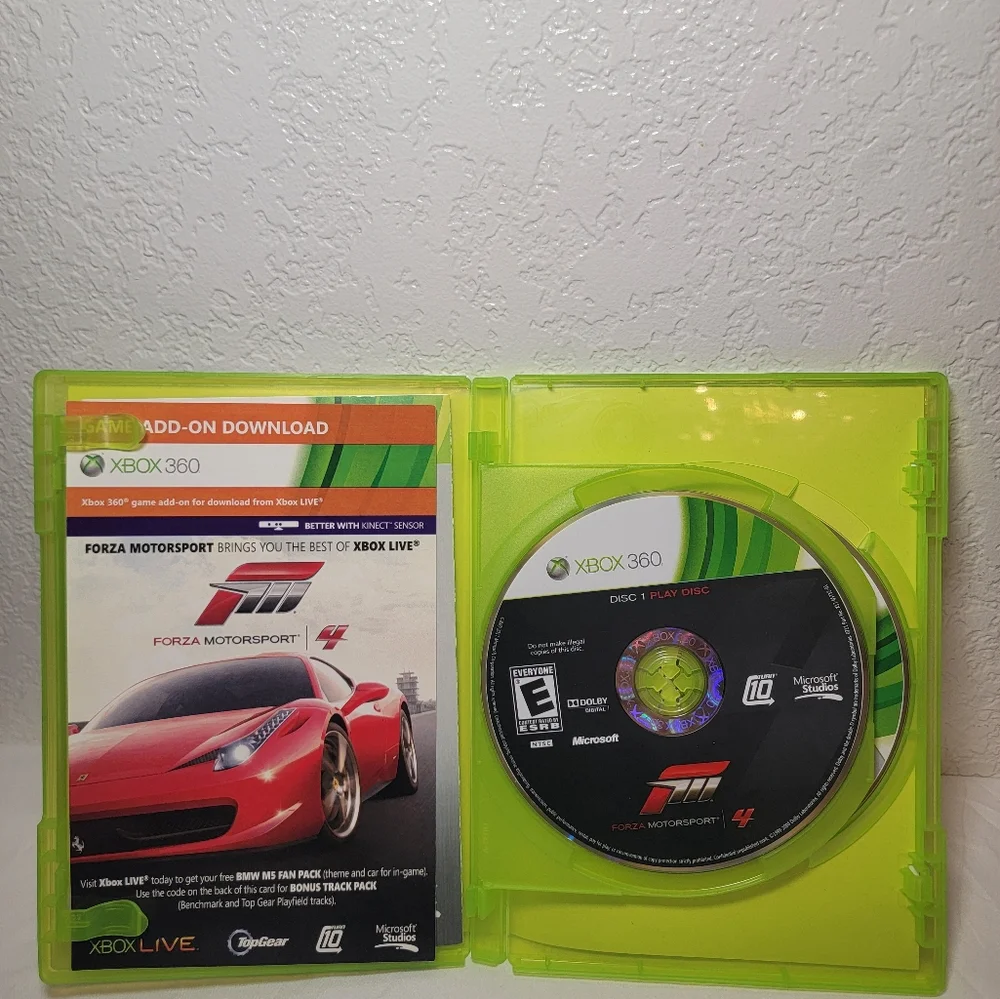 Forza Motorsport 4 Microsoft Xbox 360, 2011 With Manual Tested